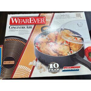 WearEver 5.3 Quart Jumbo Fryer With Glass Cover